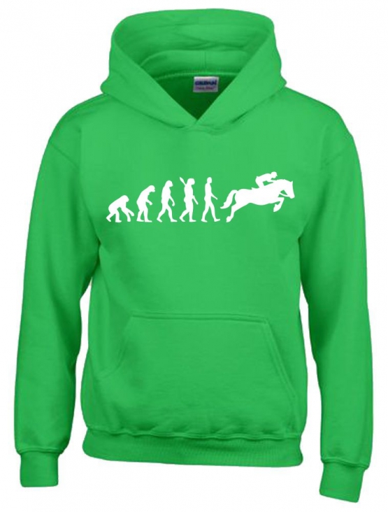 REITEN Evolution Kinder Sweatshirt mit Kapuze HOODIE Kids Gr.128 - 164 cm Voltegieren, Springreiten, Reitunterricht, Reiturnier