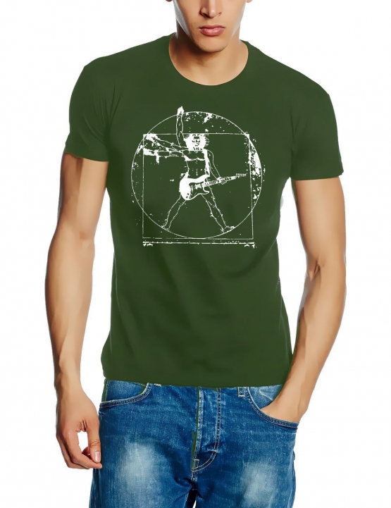 DA VINCI GUITAR ROCK !  T-Shirt S M L XL XXL 3XL 4XL 5XL auch als Sweatshirt mit Kapuze