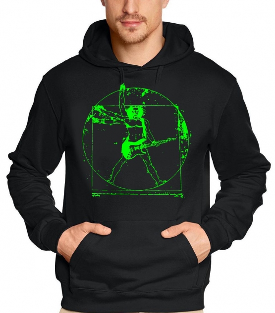 DA VINCI GUITAR ROCK !  T-Shirt S M L XL XXL 3XL 4XL 5XL auch als Sweatshirt mit Kapuze