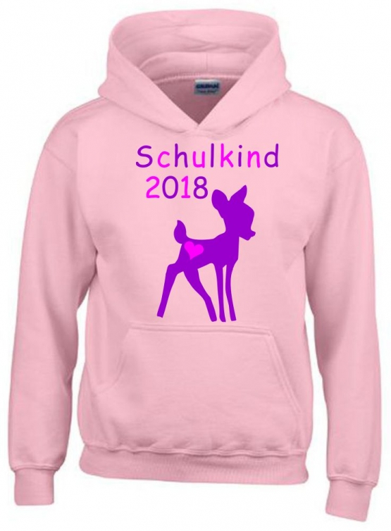 Schulkind 2018 ! Mädchen Geschwister Sweatshirt mit Kapuze HOODIE Kids Gr.128 - 164 cm