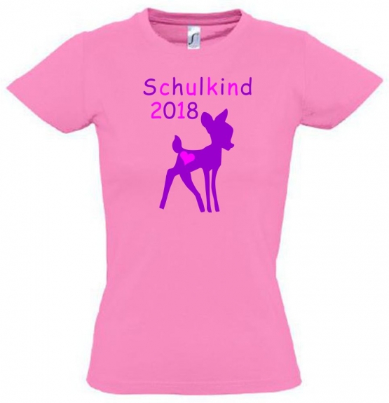 Schulkind 2018 ! Mädchen Geschwister T-Shirt Kids Gr.128 - 164 cm Einschulung, erster Schultag, 1. Klasse, Kindergartenabschieds Shirt