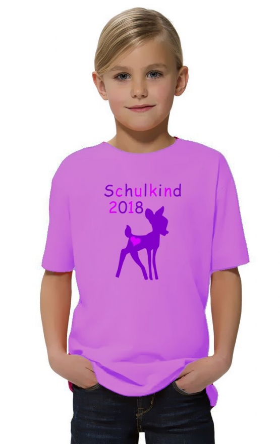 Schulkind 2018 ! Mädchen Geschwister T-Shirt Kids Gr.128 - 164 cm Einschulung, erster Schultag, 1. Klasse, Kindergartenabschieds Shirt