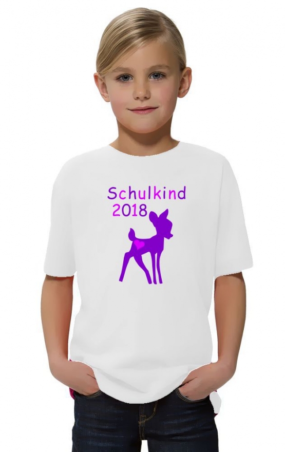 Schulkind 2018 ! Mädchen Geschwister T-Shirt Kids Gr.128 - 164 cm Einschulung, erster Schultag, 1. Klasse, Kindergartenabschieds Shirt