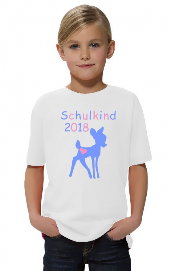 Schulkind 2018 ! Mädchen Geschwister T-Shirt Kids Gr.128 - 164 cm Einschulung, erster Schultag, 1. Klasse, Kindergartenabschieds Shirt