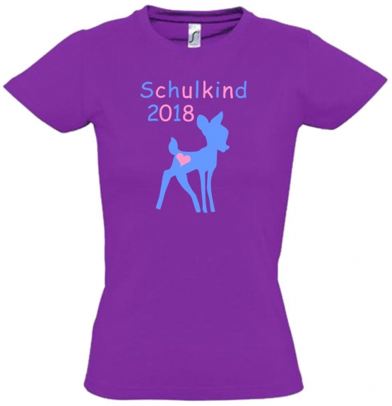 Schulkind 2018 ! Mädchen Geschwister T-Shirt Kids Gr.128 - 164 cm Einschulung, erster Schultag, 1. Klasse, Kindergartenabschieds Shirt