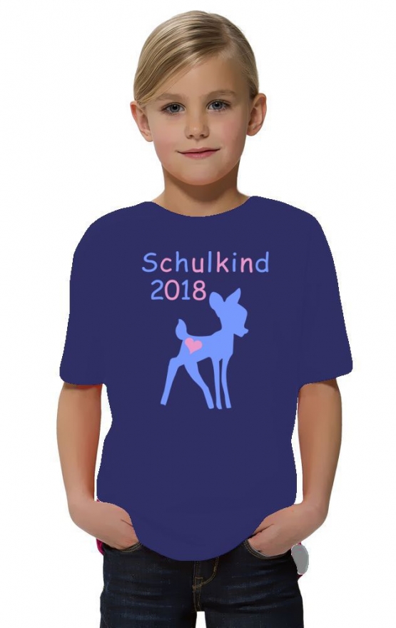 Schulkind 2018 ! Mädchen Geschwister T-Shirt Kids Gr.128 - 164 cm Einschulung, erster Schultag, 1. Klasse, Kindergartenabschieds Shirt