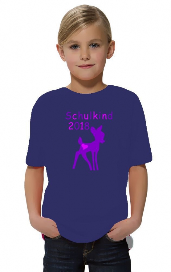 Schulkind 2018 ! Mädchen Geschwister T-Shirt Kids Gr.128 - 164 cm Einschulung, erster Schultag, 1. Klasse, Kindergartenabschieds Shirt