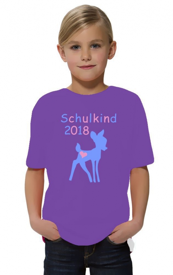 Schulkind 2018 ! Mädchen Geschwister T-Shirt Kids Gr.128 - 164 cm Einschulung, erster Schultag, 1. Klasse, Kindergartenabschieds Shirt