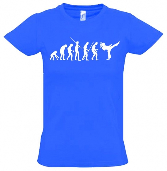 Mädchen Karate KICKBOXEN Evolution Kinder T-SHIRT Kids Gr.128 - 164 cm Thai Boxen, Taekwondo, Judo, K1, Aikido, Ju Jutsu