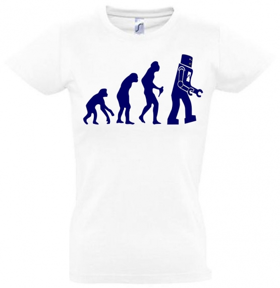 ROBOTER Evolution Kinder T-Shirt Kids Gr.128 - 164 cm