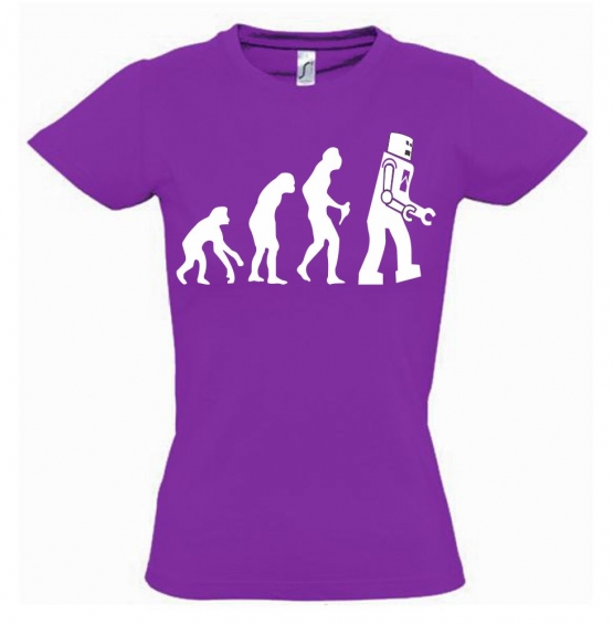 ROBOTER Evolution Kinder T-Shirt Kids Gr.128 - 164 cm