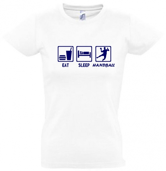 EAT SLEEP HANDBALL Kinder T-Shirt Kids Gr.128 - 164 cm