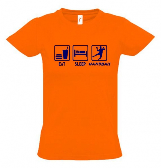 EAT SLEEP HANDBALL Kinder T-Shirt Kids Gr.128 - 164 cm