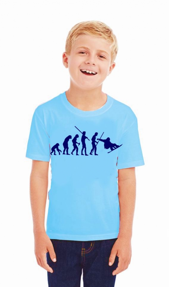 SNOWBOARD Evolution Kinder T-Shirt Kids Gr.128 - 164 cm