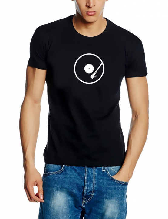 Plattenspieler T-SHIRT schwarz