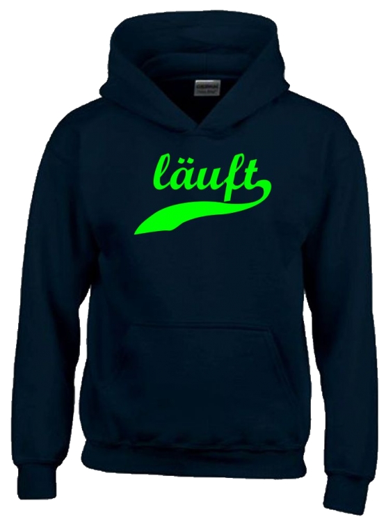 LÄUFT ! Kinder Sweatshirt mit Kapuze HOODIE Kids Gr.128 - 164 cm LASST MICH IN RUHE !