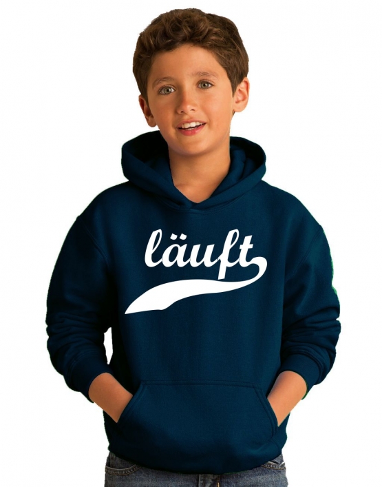 LÄUFT ! Kinder Sweatshirt mit Kapuze HOODIE Kids Gr.128 - 164 cm LASST MICH IN RUHE !