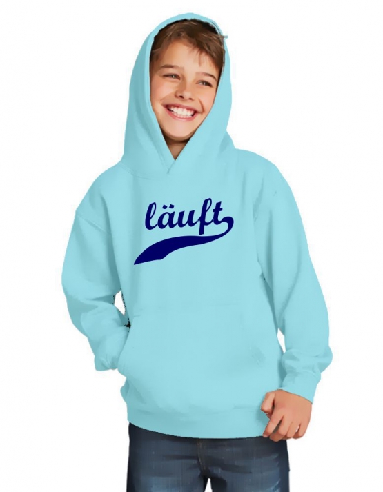 LÄUFT ! Kinder Sweatshirt mit Kapuze HOODIE Kids Gr.128 - 164 cm LASST MICH IN RUHE !