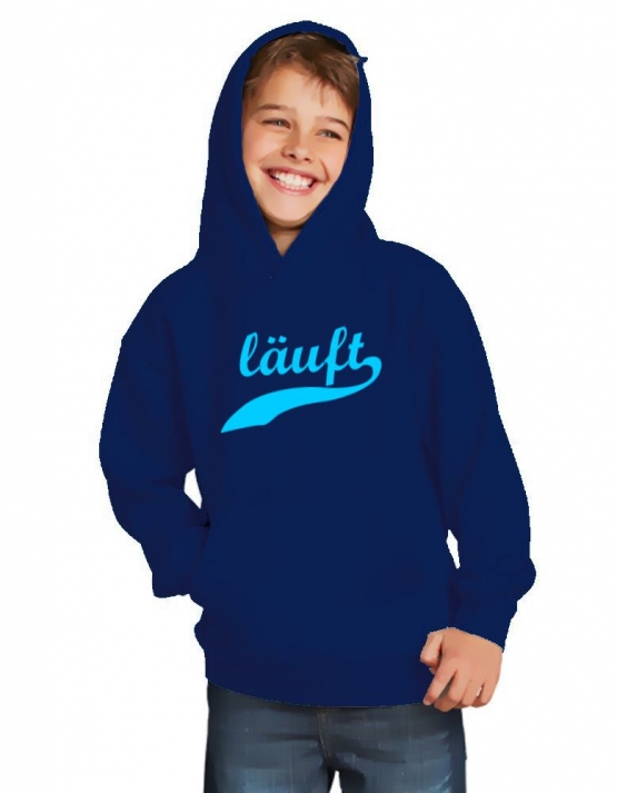 LÄUFT ! Kinder Sweatshirt mit Kapuze HOODIE Kids Gr.128 - 164 cm LASST MICH IN RUHE !