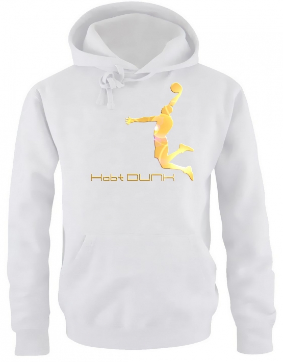 Habt DUNK Basketball Slam Dunkin Erwachsenen Sweatshirt mit Kapuze HOODIE Gr.S M L XL XXL 3XL 4XL 5XL