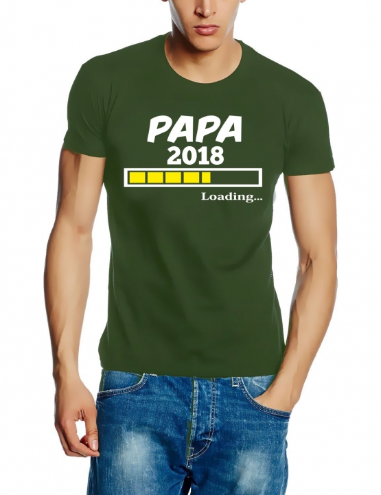 PAPA 2018 T-Shirt div. Farben S M L XL 2XL 3XL 4XL 5XL