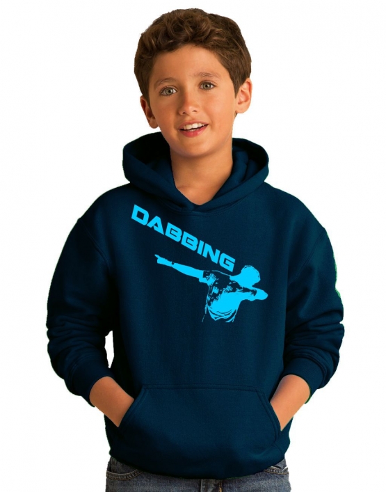 DABBING ! Kinder HOODIE Sweatshirt mit Kapuze Kids Gr.128 - 164 cm Dabbin