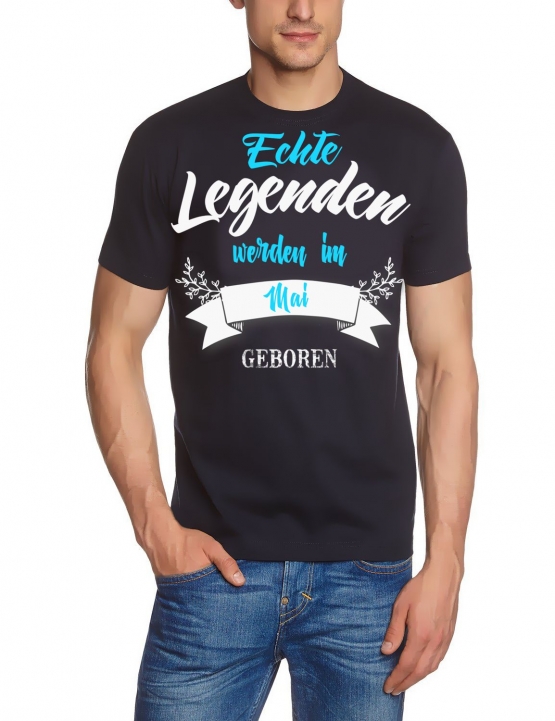 Echte Legenden werden im Mai geboren ! Geburtstag T-SHIRT Gr.S M L XL XXL 3XL 4XL 5XL schenken Birthday Party Feiern