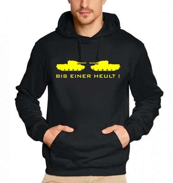 BIS EINER HEULT kapuzensweatshirt BLACK