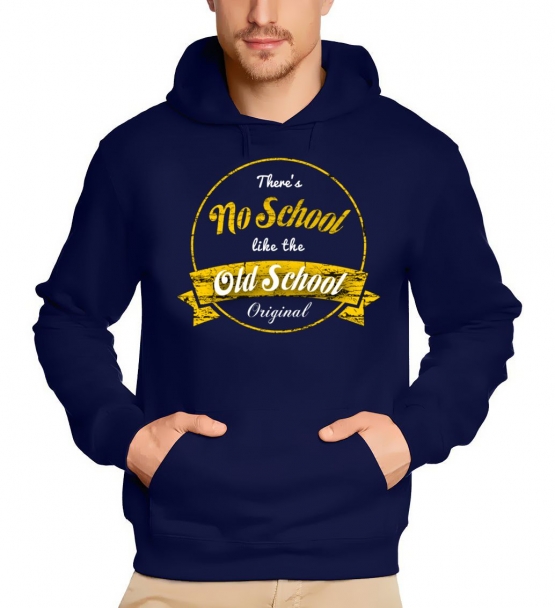 There is No School like Old School ! T-SHIRT oder Sweatshirt Gr.S M L XL XXL 3XL 4XL 5XL Rock´n Roll Party Feiern