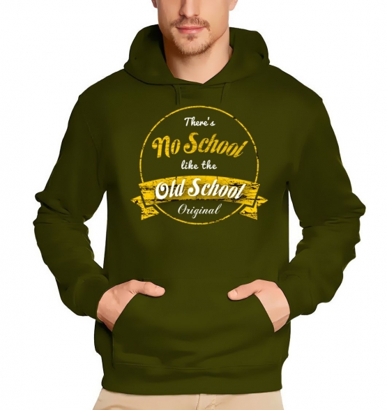 There is No School like Old School ! T-SHIRT oder Sweatshirt Gr.S M L XL XXL 3XL 4XL 5XL Rock´n Roll Party Feiern