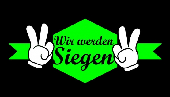 Wir werden siegen ! Kinder Team Shirts Manschafts T-Shirts für den Sieg Kinder T-Shirt Kids Gr.116 128 140 152 164 cm