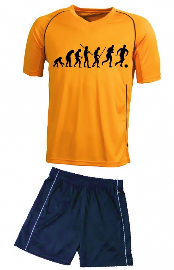 TRIKOTSET mit DEINEM NAMEN + NUMMER ! Fußball Evolution Kinder Fußball Trikot + Hose  Kids 98-104, 110-116, 122-128, 134-140, 146-152, 158-164 cm schwarz, rot, blau. Grün, orange, weiß, gelb