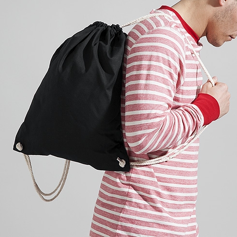 EAT SLEEP BMX ! Gymbag Rucksack Turnbeutel Tasche Backpack für Pausenhof, Schule, Sport, Urlaub