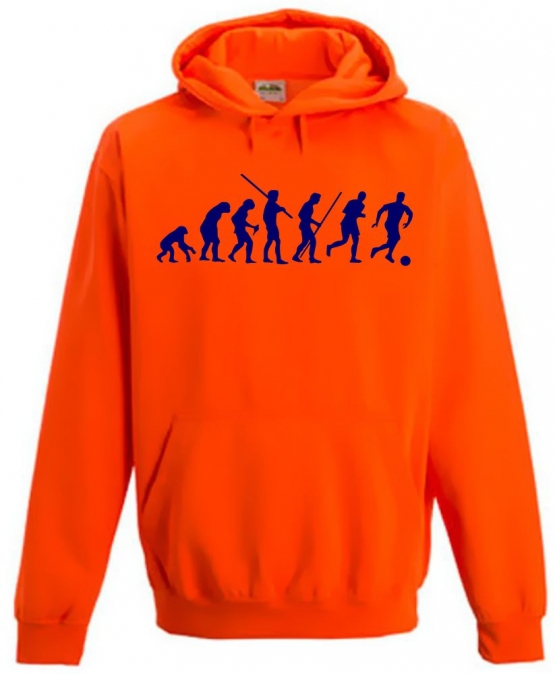 FUSSBALL EVOLUTION ! NEON KINDER SPORT HOODIES  Sweatshirt mit Kapuze- Neongelb, Neongrün, Neonpink, Neonorange Kinder Funktionsshirts Trikot für alle Sportarten 3 bis 14 Jahre