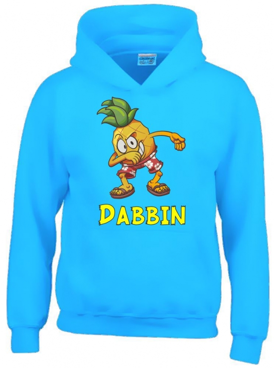 DABBIN ANANAS ! Kinder HOODIE Sweatshirt mit Kapuze Kids Gr.128 - 164 cm Dabbing