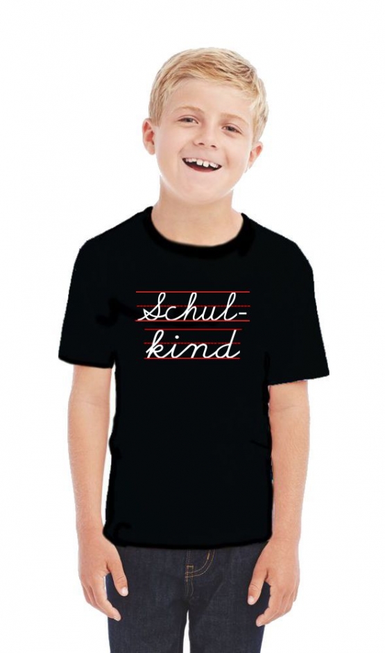 Schulkind Schultafel T-Shirt oder Sweatshirt Kids Gr.104 116 128 140 cm Einschulung, erster Schultag, 1. Klasse, Kindergartenabschieds Shirt