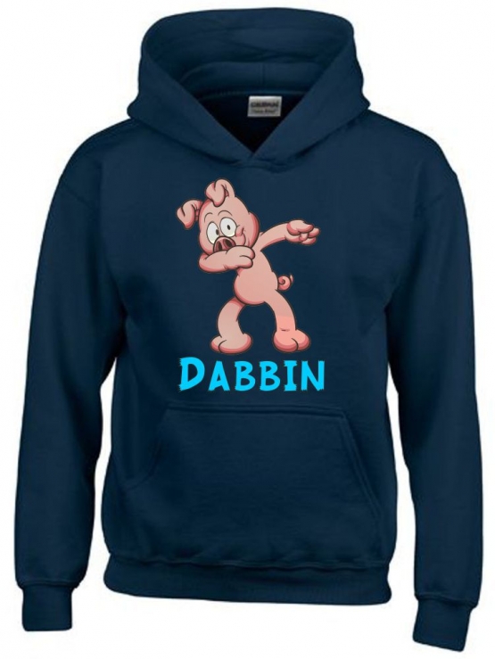 DABBIN FERKEL ! Kinder HOODIE Sweatshirt mit Kapuze Kids Gr.128 - 164 cm Dabbing