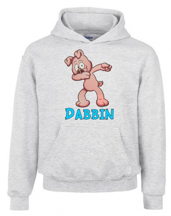 DABBIN FERKEL ! Kinder HOODIE Sweatshirt mit Kapuze Kids Gr.128 - 164 cm Dabbing