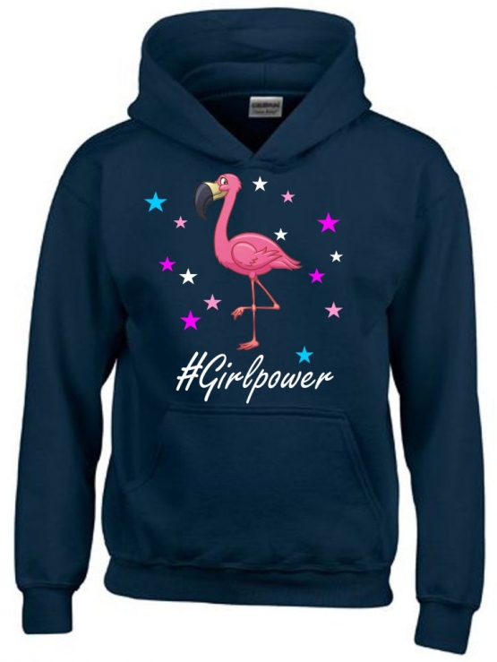 FLAMINGO GIRLPOWER - Kids Gr.116 128 140 152 cm Einschulung, erster Schultag, 1. Klasse, Kindergartenabschieds Shirt