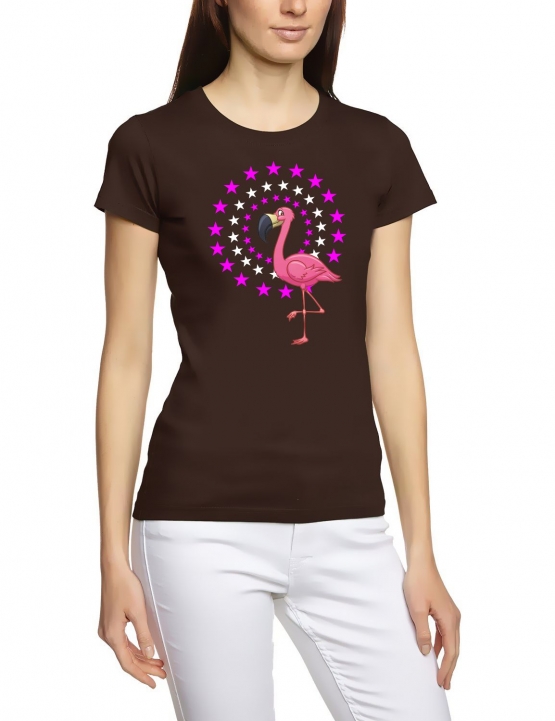 FLAMINGO STARS ! Unicorn Damen T-Shirt Gr.S M L XL XXL schenken Birthday Party Feiern