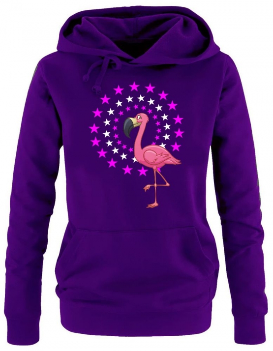 FLAMINGO STARS ! Unicorn Damen Hoodie - Sweatshirt mit Kapuze Gr.S M L XL XXL schenken Birthday Party Feiern