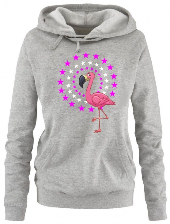 FLAMINGO STARS ! Unicorn Damen Hoodie - Sweatshirt mit Kapuze Gr.S M L XL XXL schenken Birthday Party Feiern