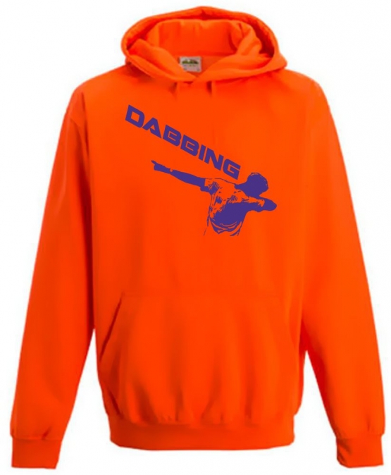 DABBING ! NEON KINDER SPORT HOODIES  Sweatshirt mit Kapuze- Neongelb, Neongrün, Neonpink, Neonorange Kinder Funktionsshirts DABBIN