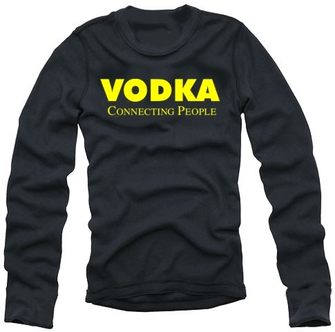 VODKA connecting people LONGSLEEVE S M L XL XXL