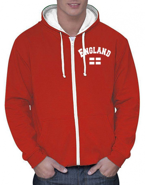 WM 2018 Fußball alle Nationen Sweatshirtjacke Trikot S-XXL Deutschland England Frankreich Brasilien... alle 30 Länder