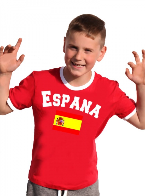 WM 2018 Fußball alle Nationen Kinder T-Shirt Trikot  Deutschland England Frankreich Brasilien... alle 30 Länder Gr.128 140 152 164 176 cm