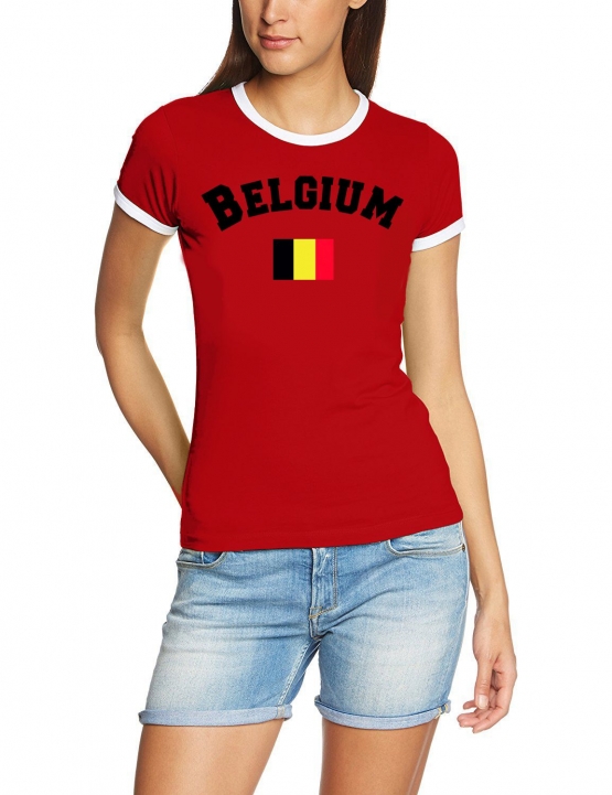 WM 2018 Fußball alle Nationen Damen T-Shirt Trikot S-XXL Deutschland England Frankreich Brasilien... alle 32 Länder