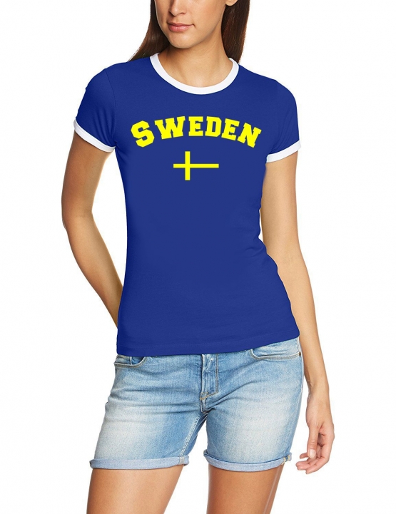 WM 2018 Fußball alle Nationen Damen T-Shirt Trikot S-XXL Deutschland England Frankreich Brasilien... alle 32 Länder