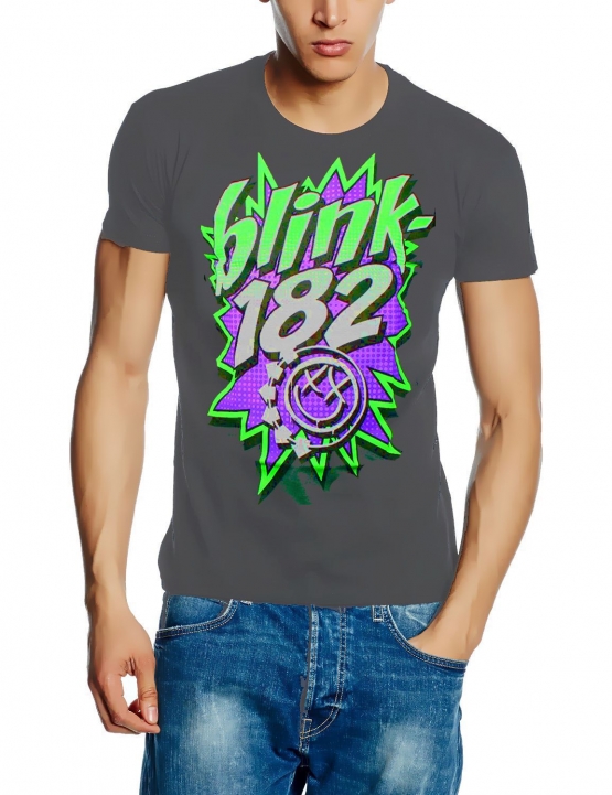 BLINK 182 - POW - GRAY -  T-SHIRT