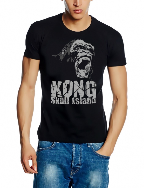 KONG ISLAND King Kong ORIGINAL schwarz Grössen S M L XL 2XL